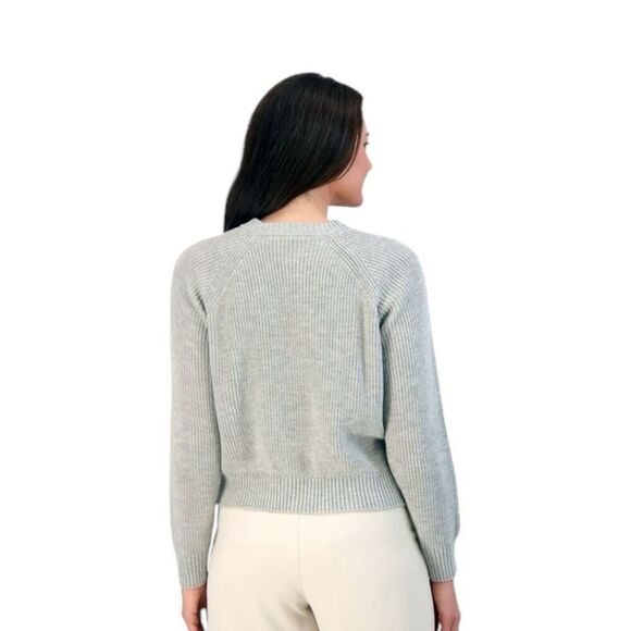 French Connection Women's Embellished Grey Sweater Size L - Picture 4 of 15